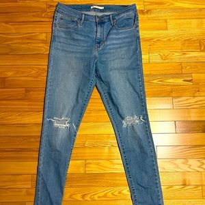 Levi’s 720 High Rise Super Skinny Jeans, Size 31